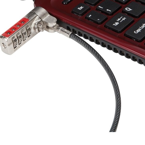 Targus DEFCON T-Lock Serialized Combo Cable Lock for Laptop Computer Security - Picture 5 of 5